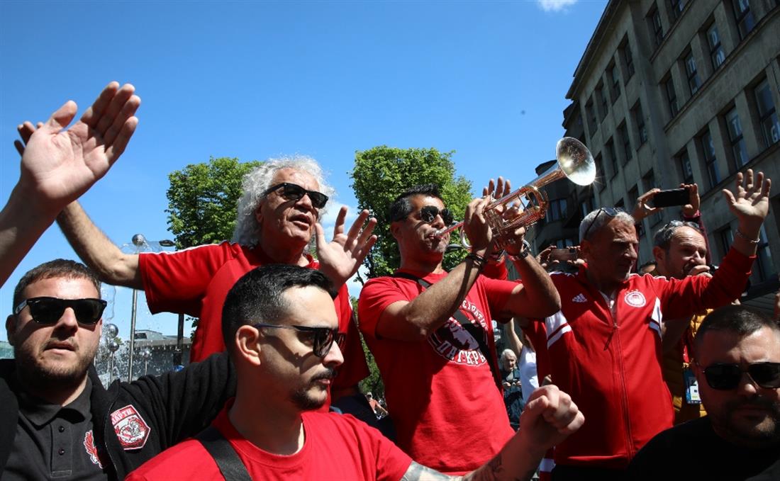 Ολυμπιακός - Κάουνας - φίλαθλοι