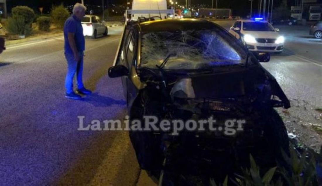 Λαμία - τροχαίο ατύχημα Λαμία - τροχαίο ατύχημα