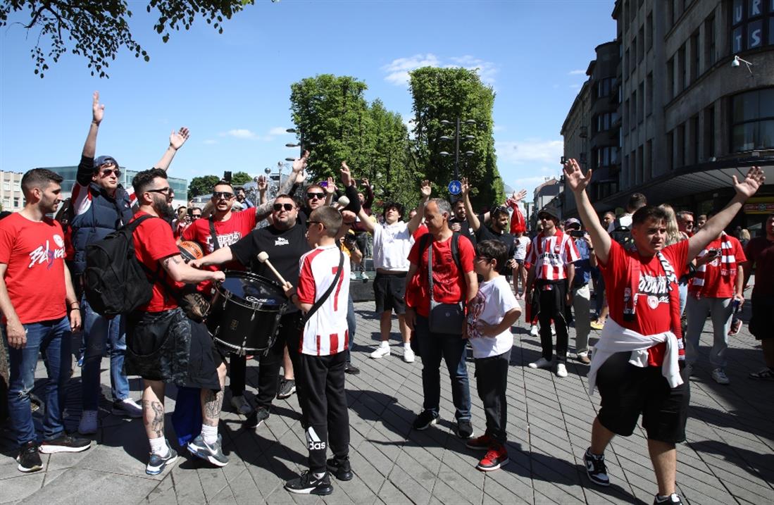 Ολυμπιακός - Κάουνας - φίλαθλοι