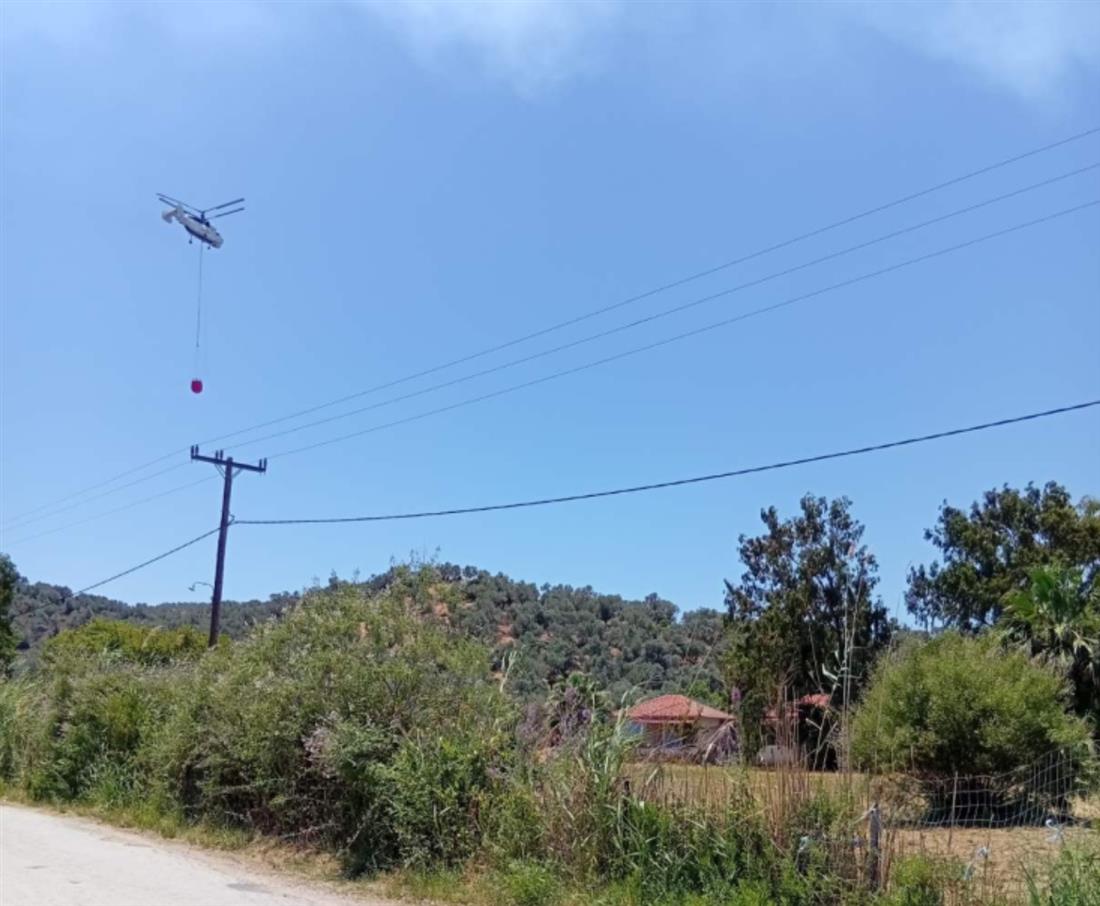 Λέσβος - Αυλώνας - φωτιά