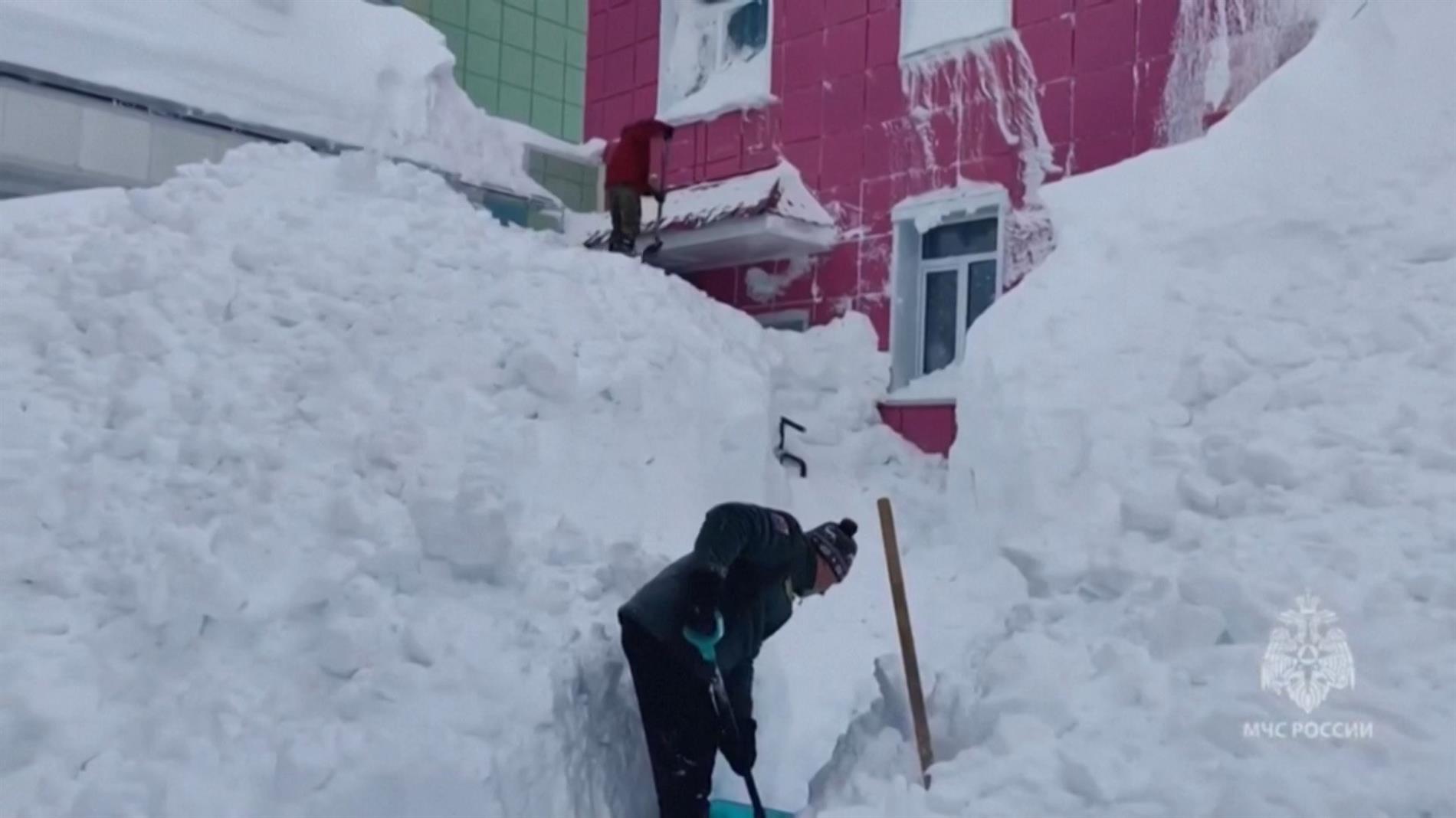 Ρωσία: Δύο νεκροί από τη σφοδρή χιονόπτωση στην Καμτσάτκα