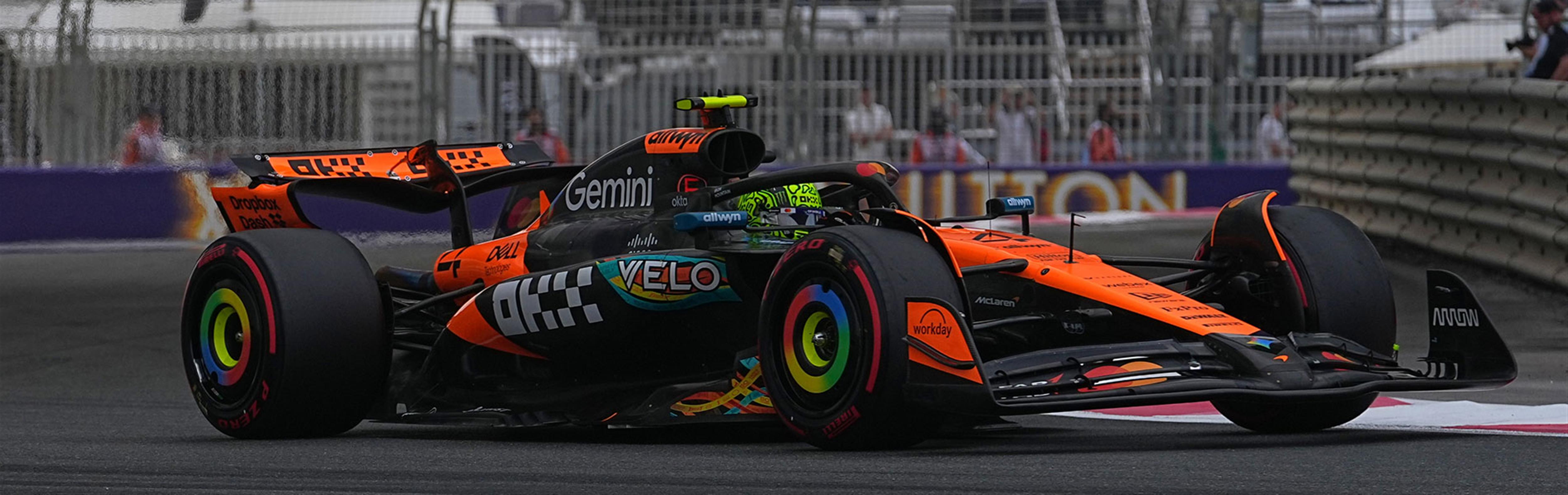 GP Άμπου Ντάμπι: Οριακά ταχύτερος ο Norris σε ένα FP1 για… πρωτάρηδες