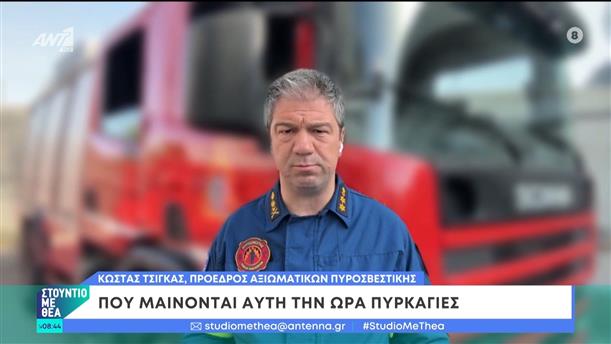 Που μαίνονται αυτή την ώρα πυρκαγιές – Στούντιο με Θέα – 22/06/2024