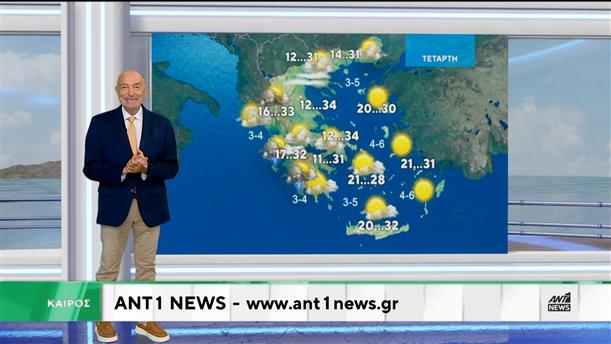 Δελτίο καιρού στις 20:00 – 08-06-2026