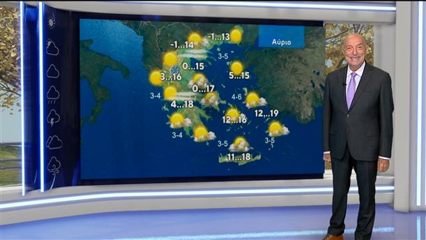 Δελτίο καιρού στις 13:15 – 13-12-2025