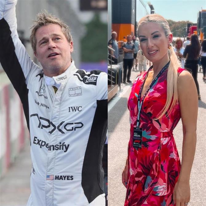 Μαρία Θωμά: Στα γυρίσματα της ταινίας της Formula 1 (Φωτογραφία)