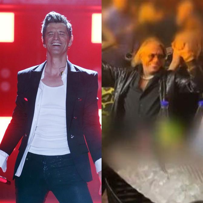 Ηλίας Ψινάκης: Βρέθηκε στο νυχτερινό κέντρο όπου εμφανίζεται ο Σάκης Ρουβάς - Το βίντεο από τα πρώτα τραπέζια