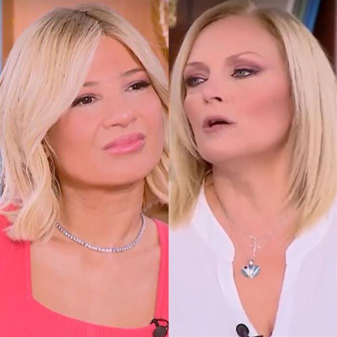 Χριστίνα Λαμπίρη σε Φαίη Σκορδά: "Εκεί ήταν ο Γιώργος Λιάγκας, δεν ξέρω αν τον ξέρεις"
