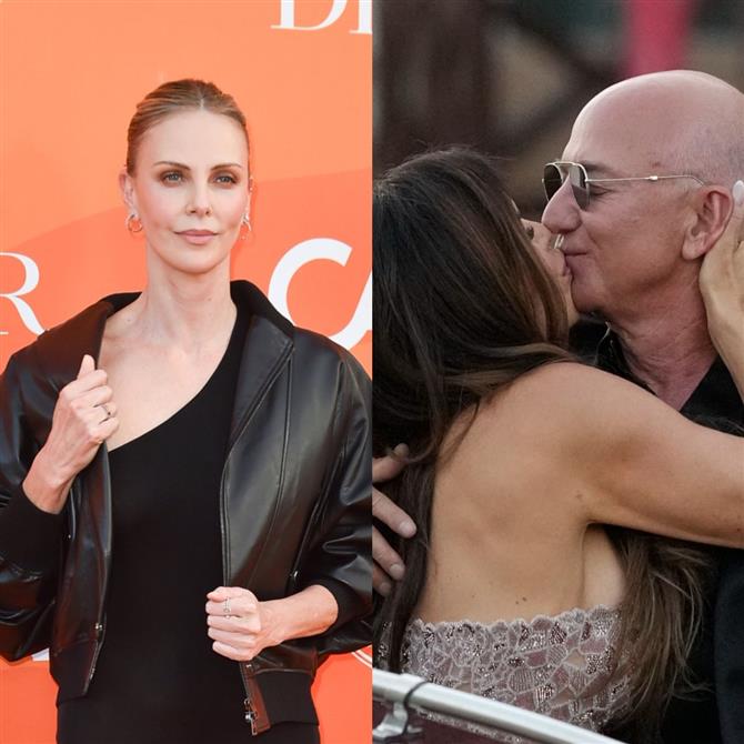 Σαρλίζ Θερόν: Χαρακτήρισε "χάλια" τον γάμο του Τζεφ Μπέζος και της Λόρεν Σάντσεζ - Το ειρωνικό της μήνυμα