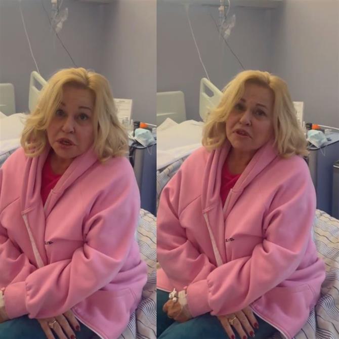 Μπέσσυ Αργυράκη: Τα βίντεο μέσα από το νοσοκομείο μετά την εισαγωγή της