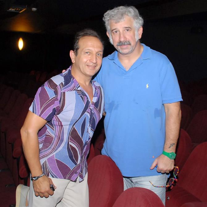 Σπύρος Μπιμπίλας - Πέτρος Φιλιππίδης: Δείτε τους σε βίντεο να γελούν όταν ο ηθοποιός αποκαλούσε τον πρώην πρόεδρο του ΣΕΗ "νόστιμο μικρό καρότο"