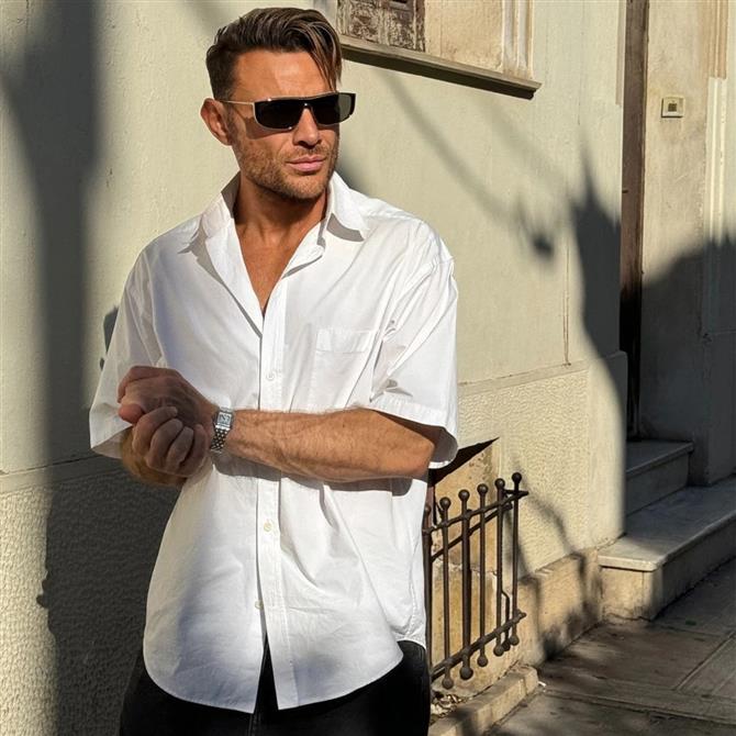 Δημήτρης Γιαννέτος: Με τον αρραβωνιαστικό του στην Ελλάδα (Φωτογραφίες)