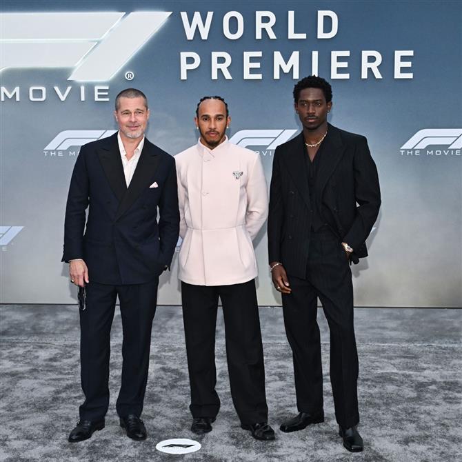 "F1 The Movie": Λάμψη αστέρων στην παγκόσμια πρεμιέρα της ταινίας στη Νέα Υόρκη
