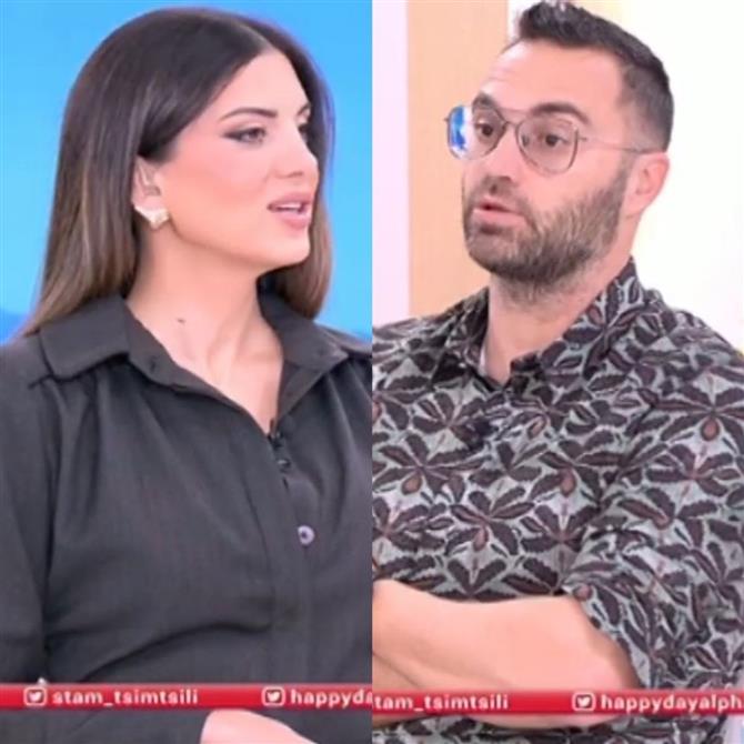Κώστας Φραγκολιάς σε Σταματίνα Τσιμτσιλή: "Πάμε σε κάτι πιο άμεσο. Εσύ άμα "την κάνεις", θα μας πάρεις μαζί ή...;"

