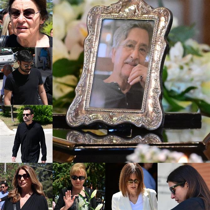 Νίκος Γαλανός: Θλίψη στην κηδεία του ηθοποιού - Πλήθος κόσμου στο τελευταίο "αντίο" (Φωτογραφίες)