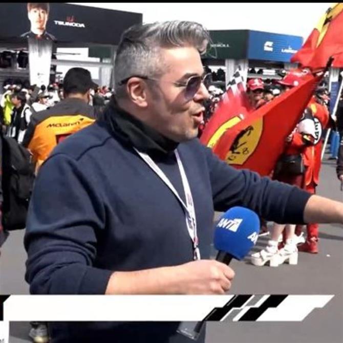 Πέτρος Πολυχρονίδης: Στην Ιαπωνία μαζί με την αποστολή του ΑΝΤ1 για το Grand Prix της Formula 1
