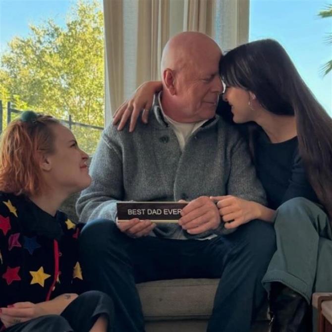 Μπρους Γουίλις: Οι νέες φωτογραφίες με τις κόρες του με αφορμή την ημέρα των Ευχαριστιών