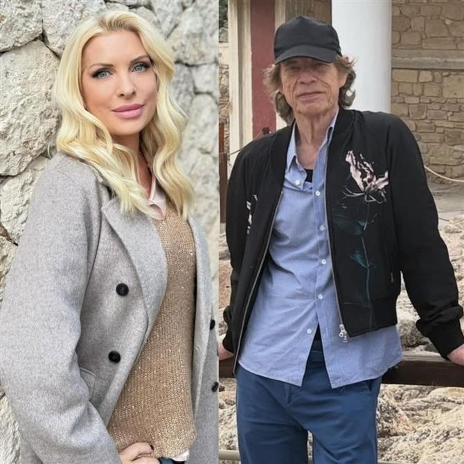 Ελένη Μενεγάκη: Το σχόλιο στις φωτογραφίες που ανέβασε ο Μικ Τζάγκερ από την Κνωσό