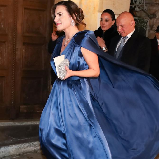 Όλγα Κεφαλογιάννη: Οι φωτογραφίες από τον γάμο Βαρδινογιάννη-Μπιρμπίλη και το δημόσιο μήνυμα
