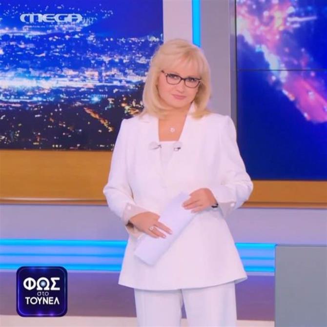 Φως στο Τούνελ: Η Αγγελική Νικολούλη έκανε πρεμιέρα στο Mega - "Ανάβουμε τα φώτα της 31ης τηλεοπτικής μας χρονιάς"