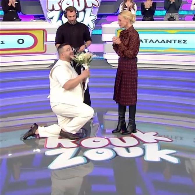 Ζέτα Μακρυπούλια: Δέχτηκε πρόταση γάμου στον αέρα του "Rouk Zouk"
