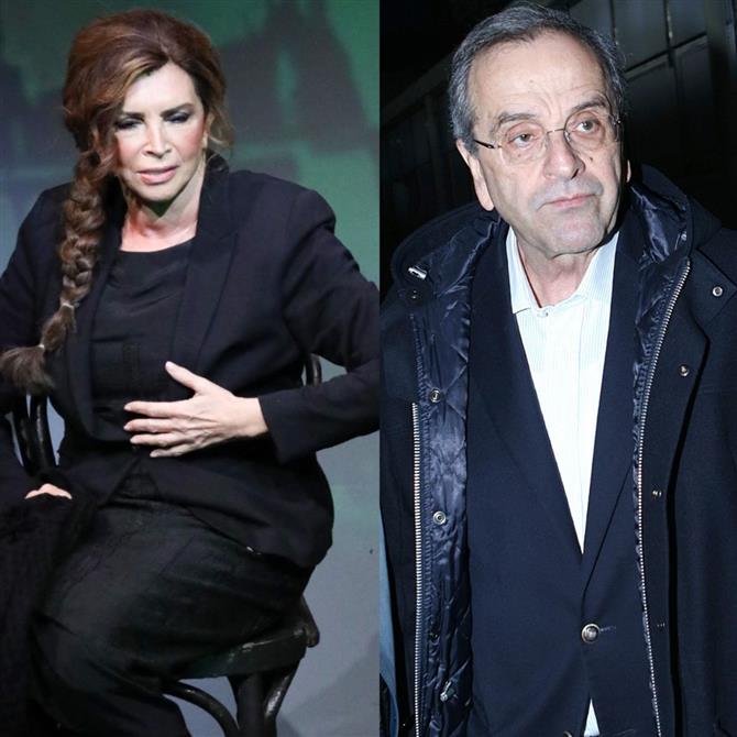 Μιμή Ντενίση: Η φωτογραφία με τον Σαμαρά και την κόρη του - "Αντώνη, Γεωργία, πονάω μαζί σας"