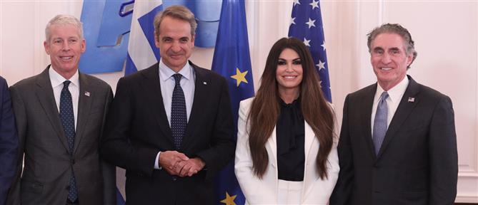 Συνάντηση Μητσοτάκη με υπουργούς των ΗΠΑ (εικόνες)