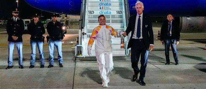 Ιταλία: Η Ολυμπιακή Φλόγα έφτασε στην Ρώμη (εικόνες)