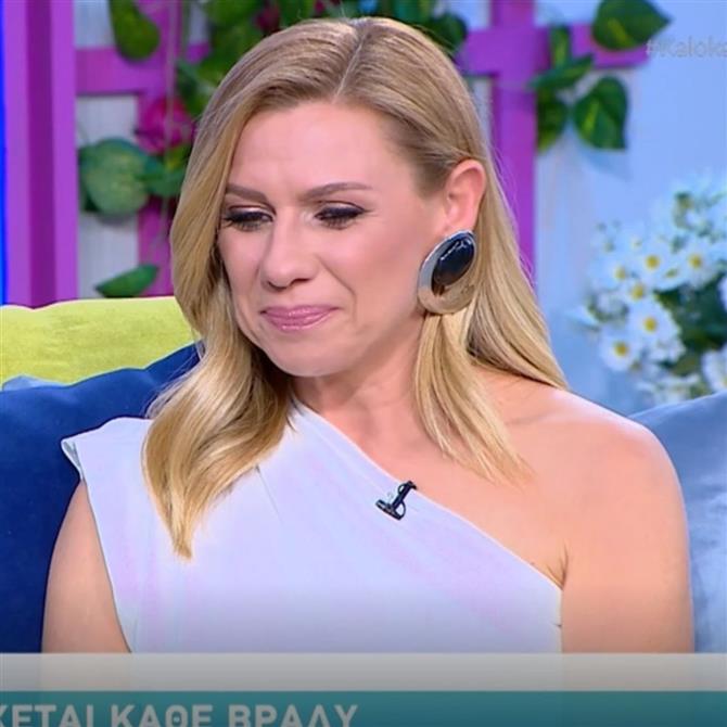 Κατερίνα Καραβάτου: Η on air αναφορά στην κόρη της & τον Κρατερό Κατσούλη και η συγκίνηση της παρουσιάστριας