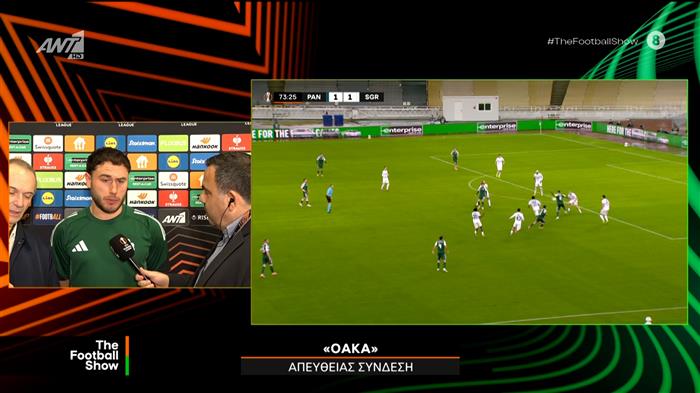 Ο Ντάβιντε Καλάμπρια στον ΑΝΤ1