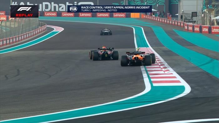 Κοντά σε επαφή οι Norris-Verstappen